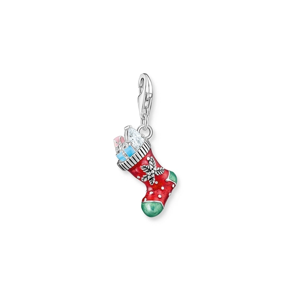 Charm-Anhänger Weihnachtssocken Silber - Thomas Sabo - Nordic Spectra