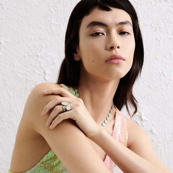 Daisy x Stine Goya Singel Mix Collier - Georg Jensen örhängen - Snabb frakt & paketinslagning - Nordicspectra.se