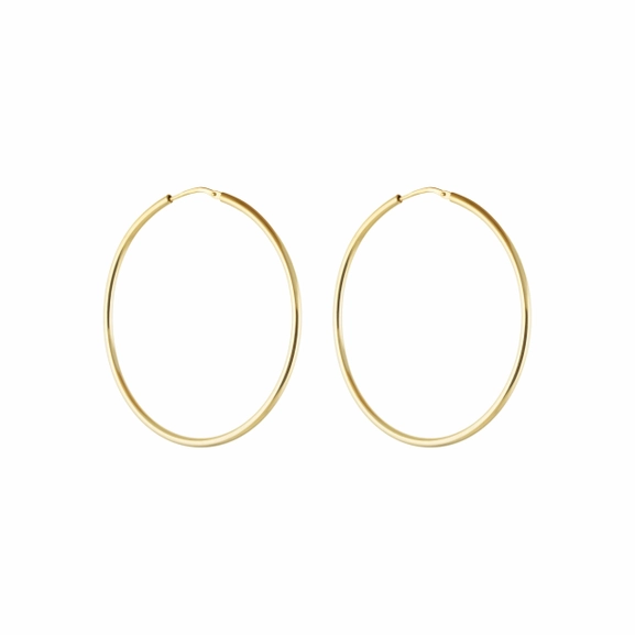 Letters Hoop Ear Gold -CU Jewellery - Snabb frakt & paketinslagning - Nordicspectra.se