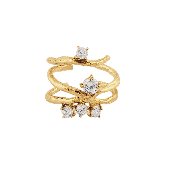 One Big Stone Ring Gold -CU Jewellery - Snabb frakt & paketinslagning - Nordicspectra.se