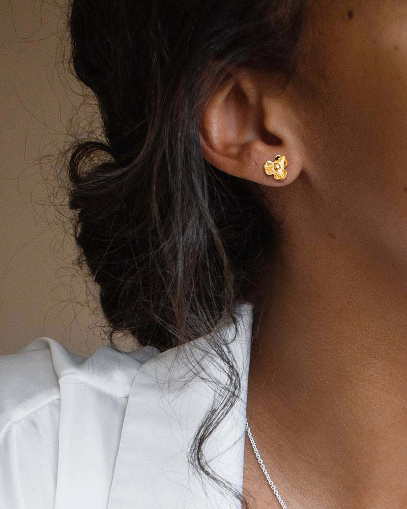 Lotus Studs Gold Drakenberg Sjölin, Schneller Versand - Nordicspectra.de