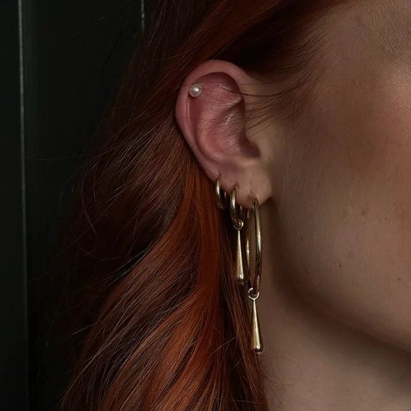 BELLA Big Hoops Guld - Astrid & Agnes - Nordic Spectra