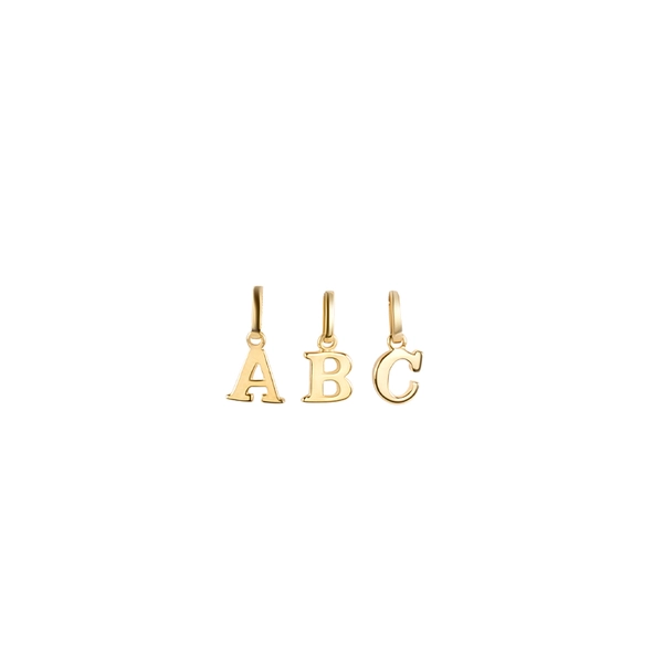 Bokstavssmycken i guld - Snabb leverans på Nordicspectra.se