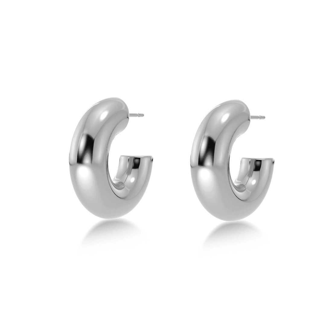 Edblad - Chunky Creoles L Steel