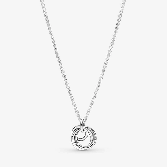 Family Always Encircled Pendant Halsband - PANDORA - Snabb frakt & paketinslagning - Nordicspectra.se