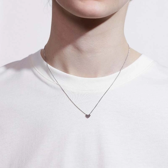 Pure Heart Mini Necklace Steel - Edblad - Snabb frakt & paketinslagning - Nordicspectra.se