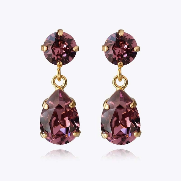 Mini Drop Earrings Gold Iris - Caroline Svedbom - Nopea toimitus ja lahjapakkaus - Nordic Spectra