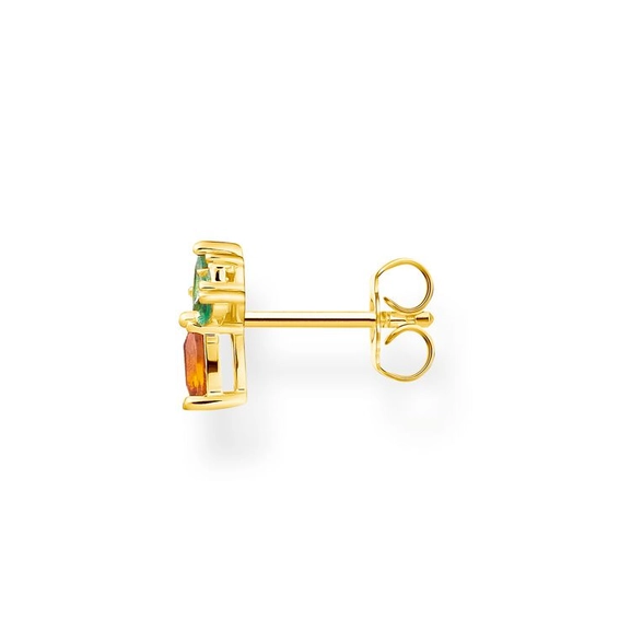 Einzel Ohrstecker Ananas Gold von Thomas Sabo, Schneller Versand - Nordicspectra.de