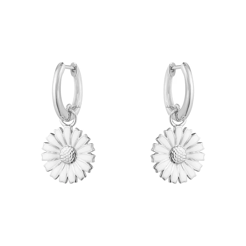 Georg Jensen - Daisy Vit Hoops