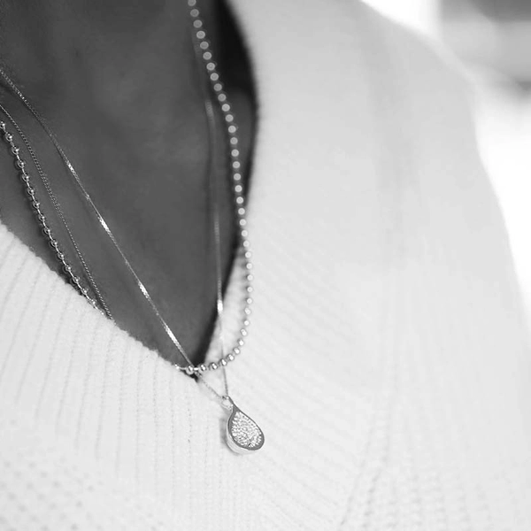 Fig Necklace Silver - Emma Israelsson - Suuri valikoima & ilmainen lahjapaketointi - Nordicspectra.fi