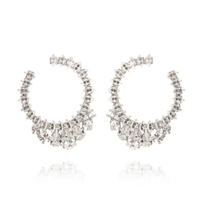 I Choose You Earrings Rhodium Crystal - Caroline Svedbom - Nopea toimitus ja lahjapakkaus