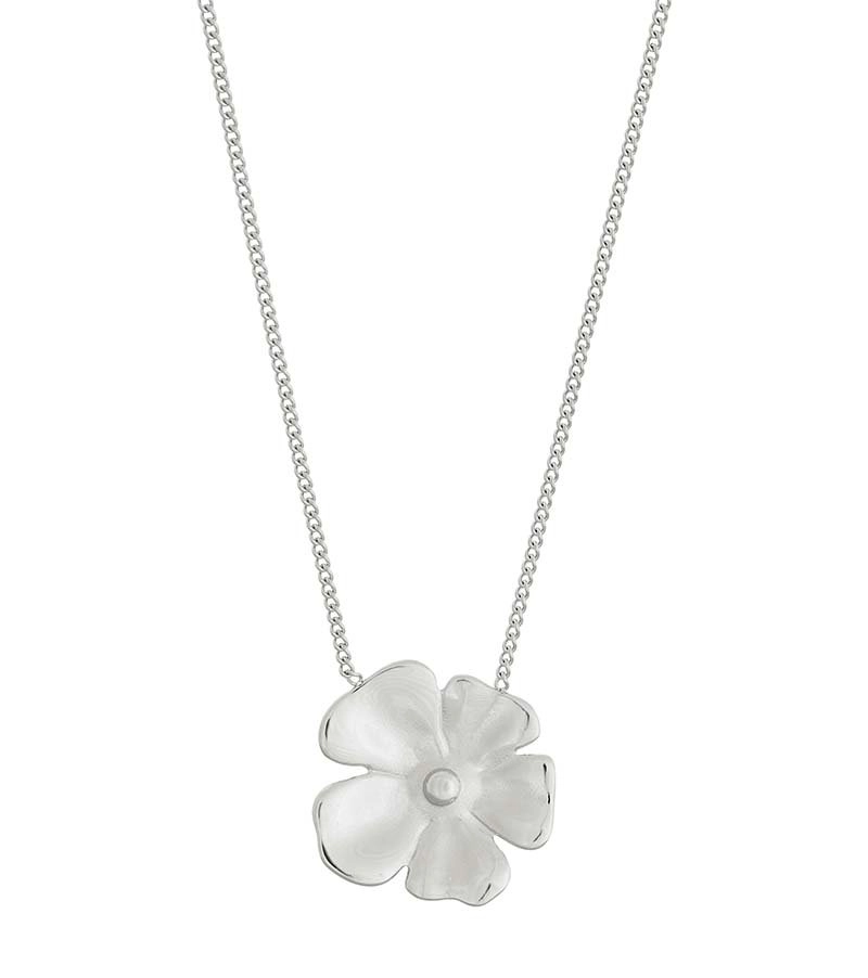 Floral Necklace L Steel - Edblad - Snabb frakt & paketinslagning - Nordicspectra.se