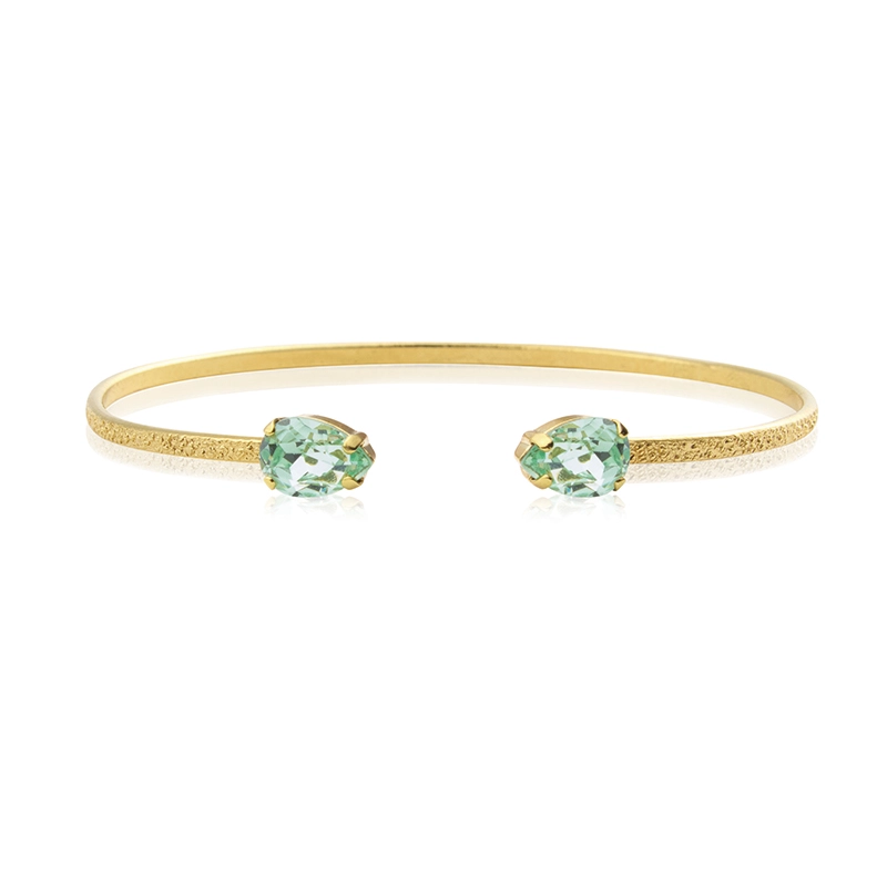 Caroline Svedbom - Petite Drop Bracelet Gold Chrysolite
