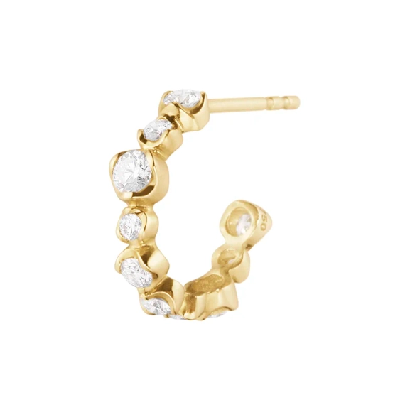 Georg Jensen Signature Diamonds 0.31 ct Earhoop - Georg Jensen - Designschmuck mit schnellen und sicheren Lieferungen - Nordic Spectra
