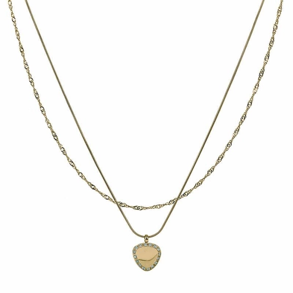 KOS Halsband Guld - Astrid & Agnes - Snabb frakt & paketinslagning - Nordicspectra.se