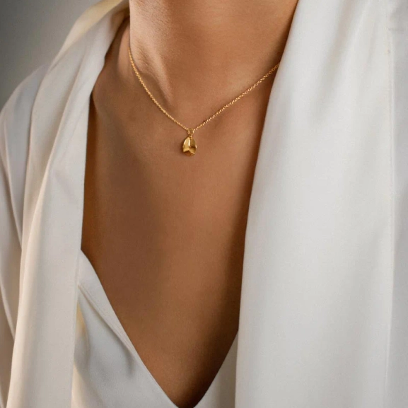 Botanica Drop Necklace Gold - Drakenberg/Sjölin Halsband- Snabb leverans & paketinslagning - Nordic Spectra