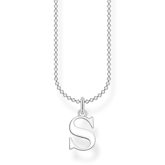 Bokstavshalsband - S - Thomas Sabo halsband - Snabb frakt & paketinslagning - Nordicspectra.se