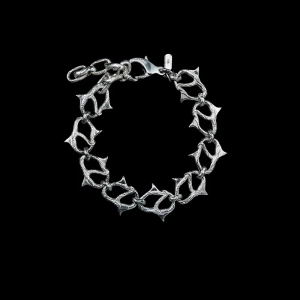 Thorn Chain Bracelet i silver
