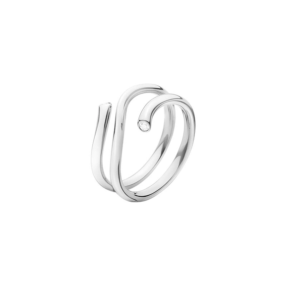 Magic Combo Ring Weißes Gold von Georg Jensen, Schneller Versand - Nordicspectra.de