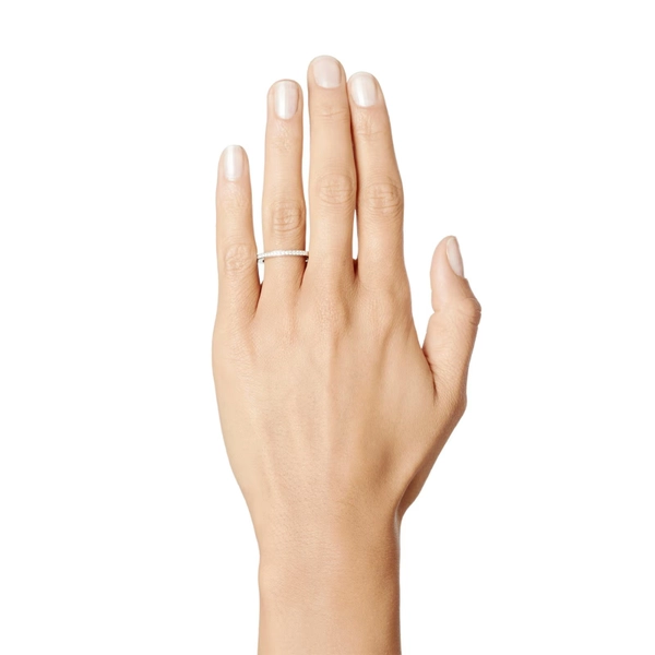 21 Stars & Signature Thin Ring Platinum i platina med 21 briljantslipade diamanter
