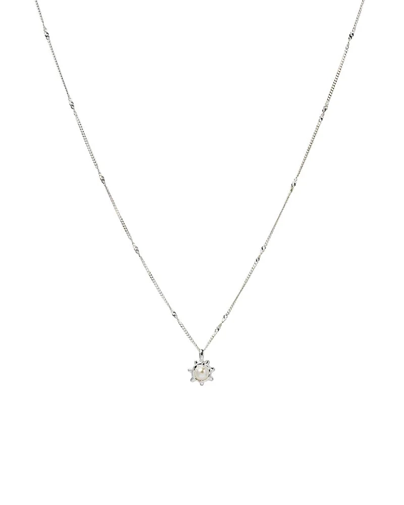 Florentina Perlenkette aus Silber von Syster P mit gedrehter Kette