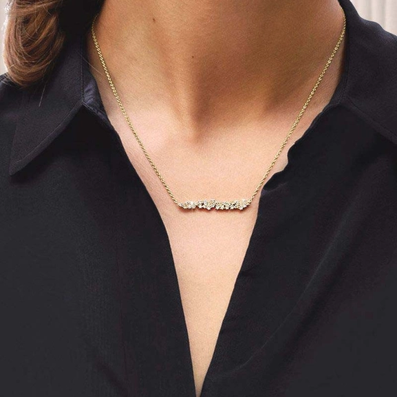 Milky Way Necklace Gold - Drakenberg Sjölin Halsband - Snabb frakt & paketinslagning - Nordicspectra.se