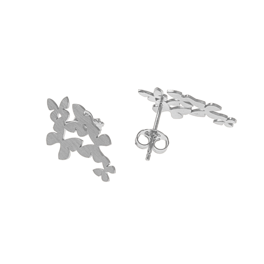 CU Jewellery - Butterfly Flock Ear Silver