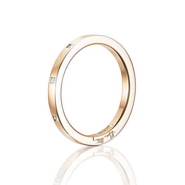 Thin & I Love You On Top Ring Gold - Efva Attling ringar - Snabb frakt & paketinslagning - Nordicspectra.se
