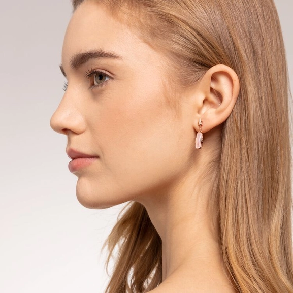 Stiftörhängen Rosa Sten med Stjärna Rosé - Thomas Sabo örhängen - Snabb frakt & paketinslagning - Nordicspectra.se