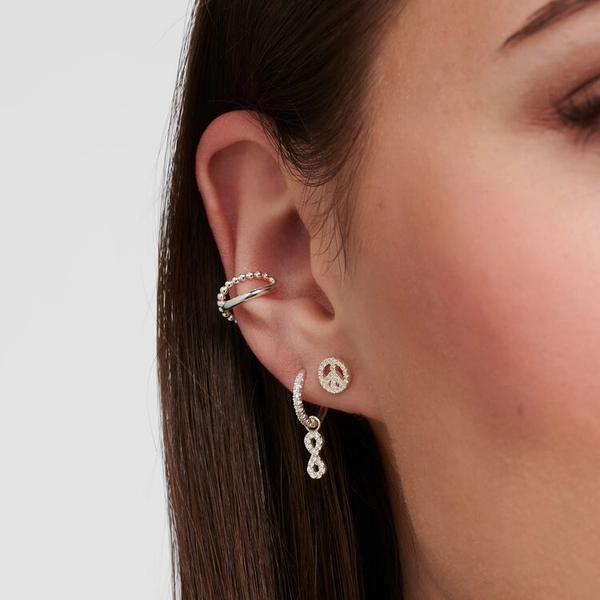 Einzel Ohrstecker Peace Silber von Thomas Sabo, Schneller Versand - Nordicspectra.de