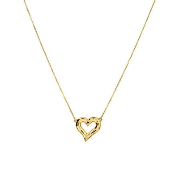 Puff Heart Necklace Gold - Syster P - Beliebter Schmuck für alle Gelegenheiten
