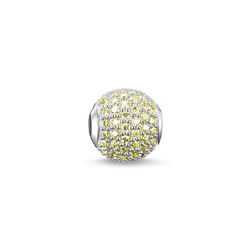 Blomma Glittrande Stenar Berlock 2