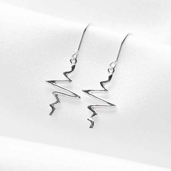 Heartbeat - Ohrringe Silber von Sofia Wistam, Schneller Versand - Nordicspectra.de