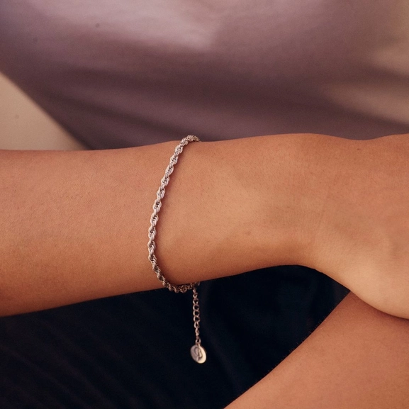 Rope Chain Bracelet Steel - Edblad - Snabb frakt & paketinslagning - Nordicspectra.se