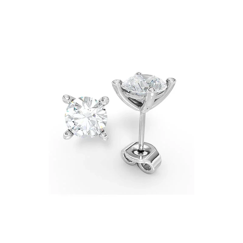 Schalins - Aure 16 D Örhängen Vitguld