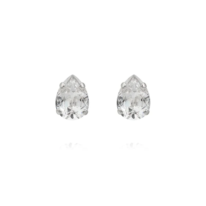 Caroline Svedbom - Amelia Stud Earrings Rhodium Crystal