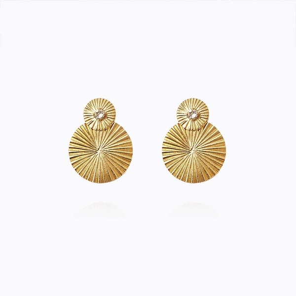 Mini Odessa Earrings Gold Crystal - Caroline Svedbom - Snabb leverans - Nordic Spectra