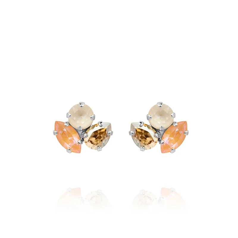 Caroline Svedbom - Ana Earrings Rhodium Mango Combo