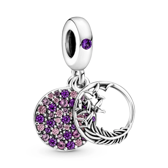 Pavé Feder Charm-Anhänger von PANDORA, Schneller Versand - Nordicspectra.de