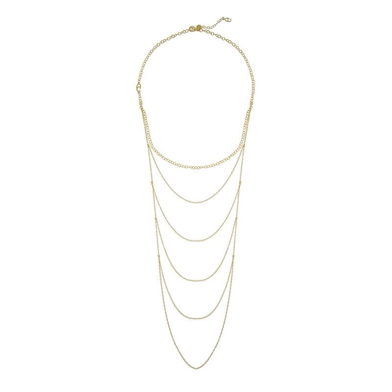 CU Jewellery - CU Draped Necklace Gold