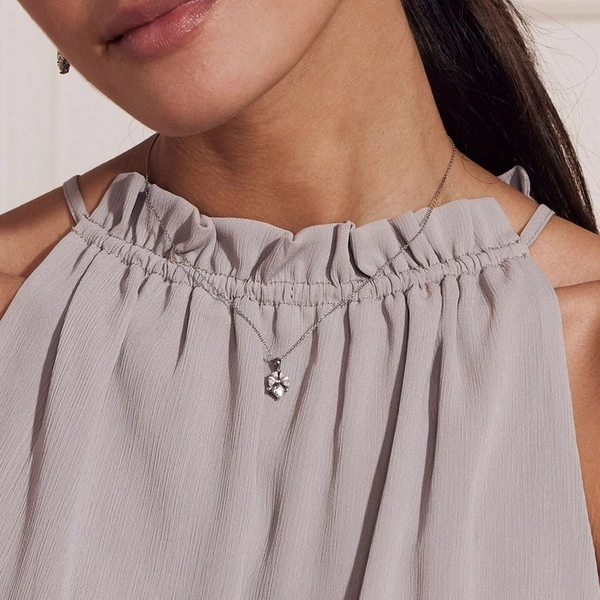 Blossom Necklace Steel - Edblad - Snabb frakt & paketinslagning - Nordicspectra.se