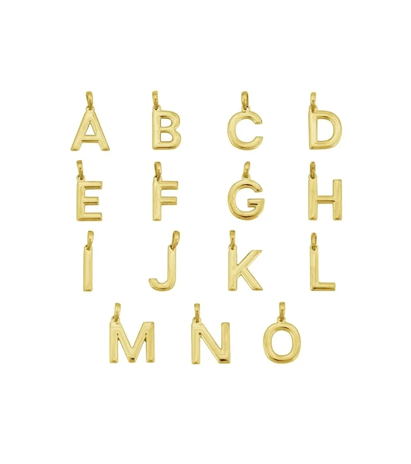Initial A-Ö Charm Gold - Edblad - Snabb leverans - Gratis paketinslagning