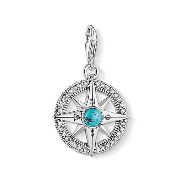 Kompassi Turkoosi Hela - Thomas Sabo - Suuri valikoima & ilmainen lahjapaketointi - Nordicspectra.fi