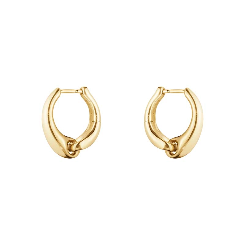 Georg Jensen - Reflect Stora &Ouml;rh&auml;ngen Guld