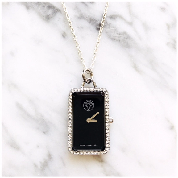 Watch Black w Stones Silver - Emma Israelsson - Snabb frakt & paketinslagning - Nordicspectra.se
