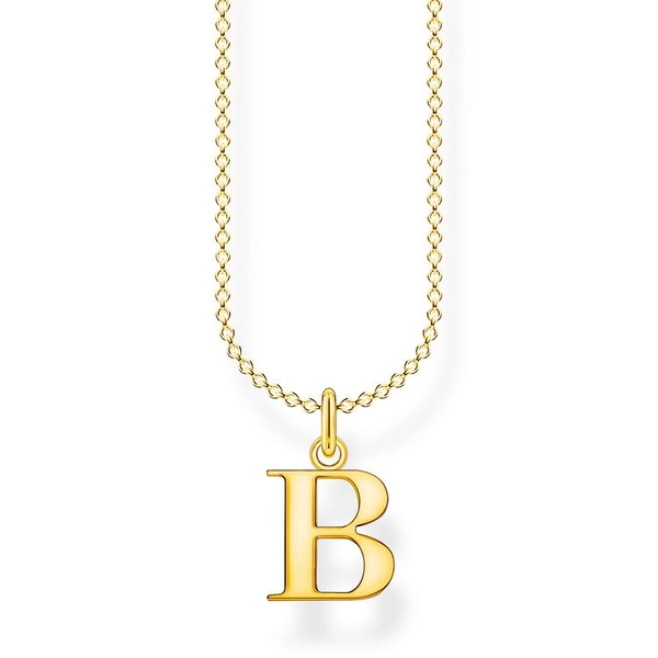 Kette Buchstabe Gold - B von Thomas Sabo, Schneller Versand - Nordicspectra.de