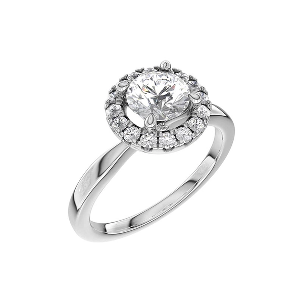 North 028 Lab Grown Diamond White Gold - Wedding & engagement rings - Schalins - Scandinavian design - Nordic Spectra