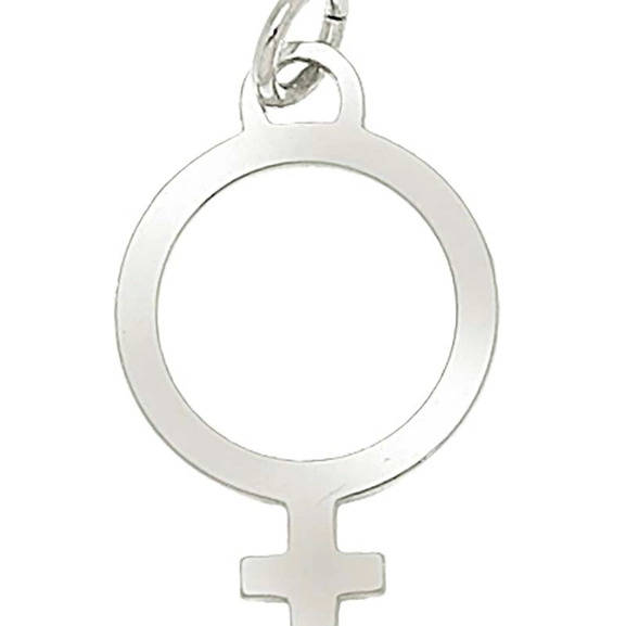 Letter Venus Big Necklace Silver -CU Jewellery - Snabb frakt & paketinslagning - Nordicspectra.se