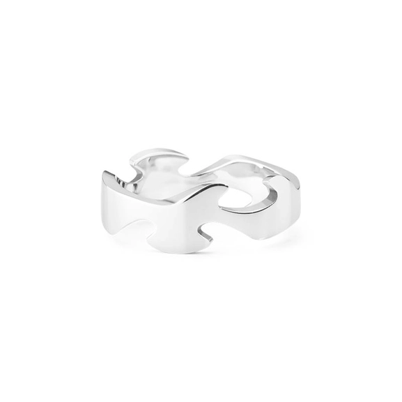 Fusion Mittring Vitguld - Georg Jensen ringar - Snabb frakt & paketinslagning - Nordicspectra.se
