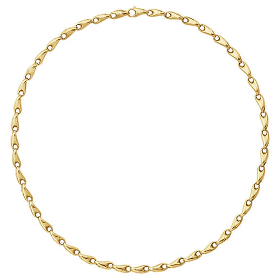 Reflect Slim Halskette Gold von Georg Jensen, Schneller Versand - Nordicspectra.de
